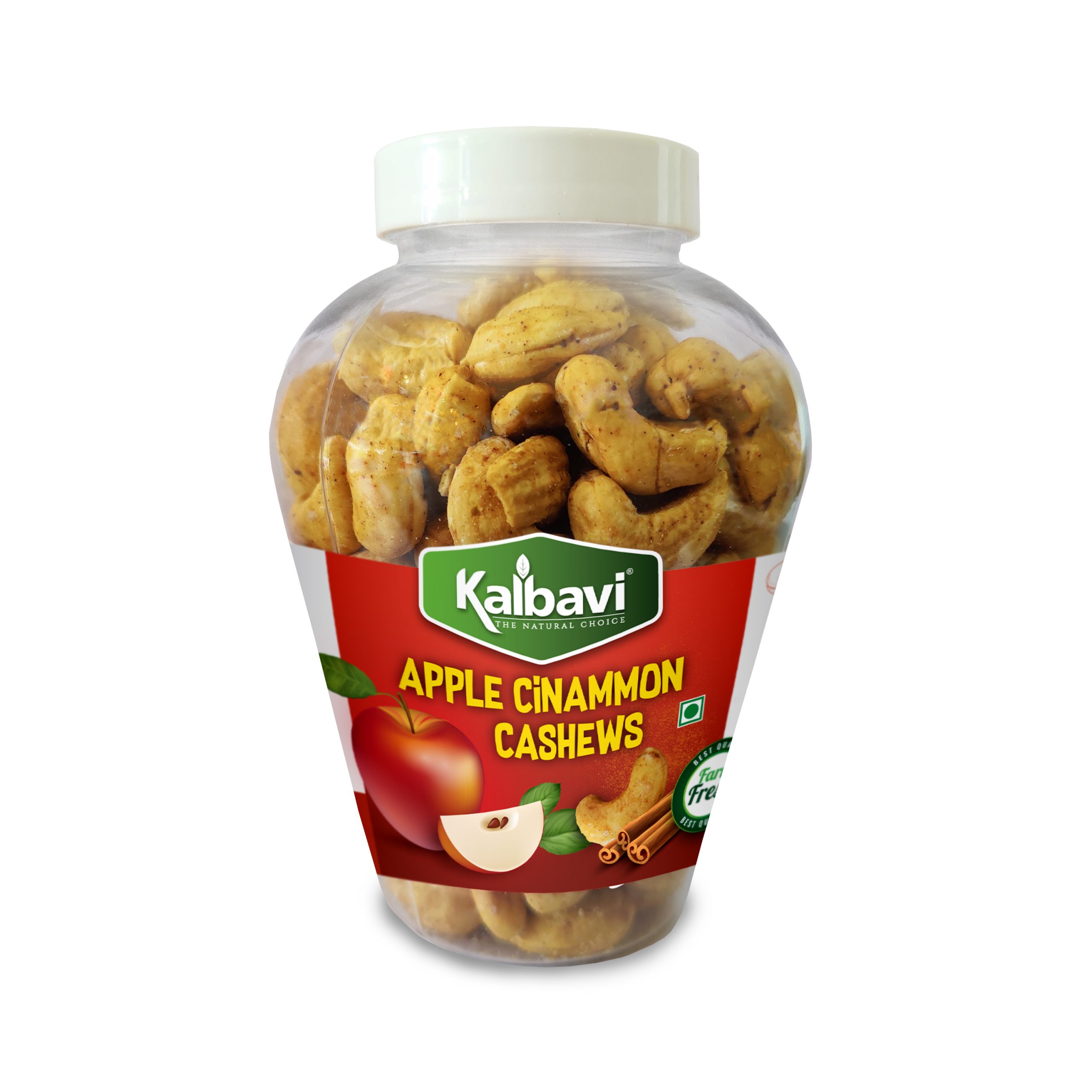 Flavoured Cashew nuts Apple Cinnamon 250 gms