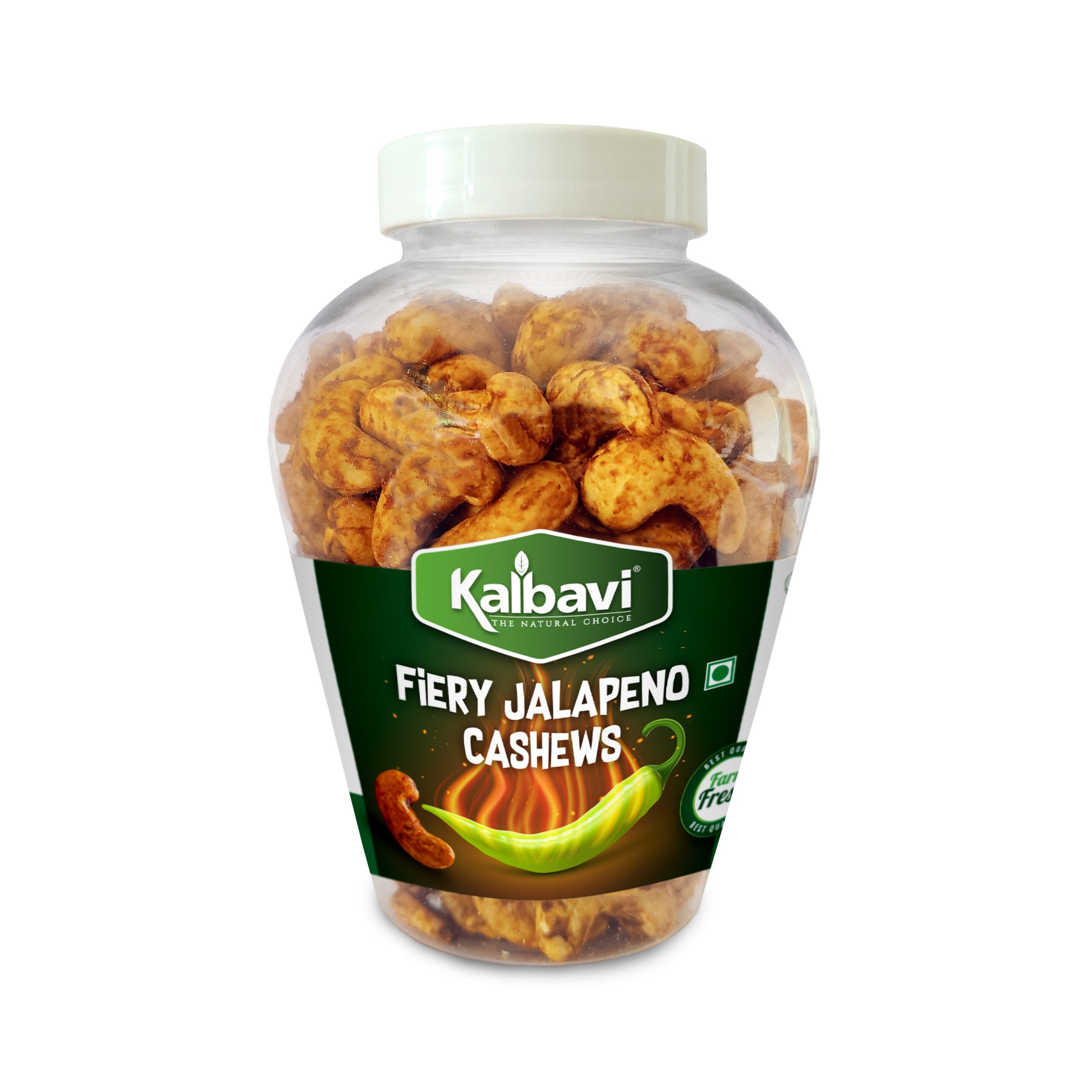 Flavoured Cashew Nuts Fiery Jalapeno 250 gms