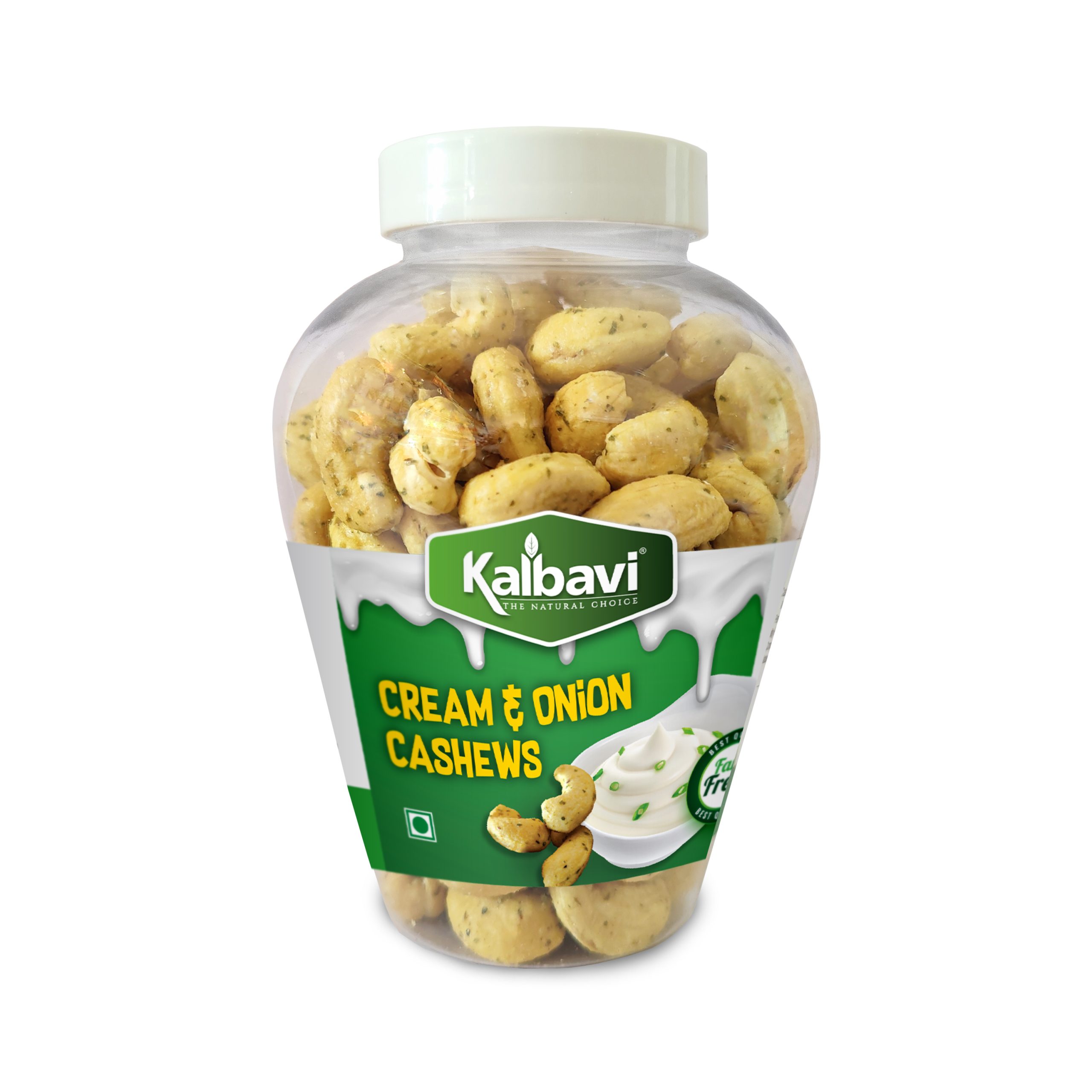 Flavoured Cashew Nuts Sour Cream and Onion 250 gms